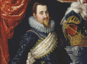 Christian IV. Malet af Pieter Isaacsz omkring 1612